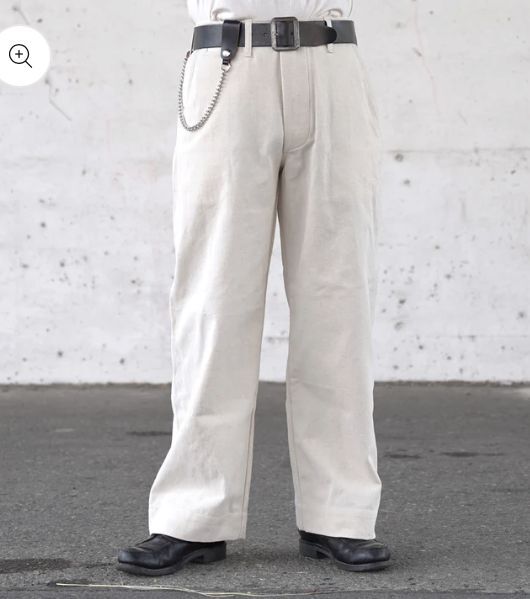The GROOVIN HIGH Vintage 1941 M41 Work Pants/ MILK WHITE - ROCK-A
