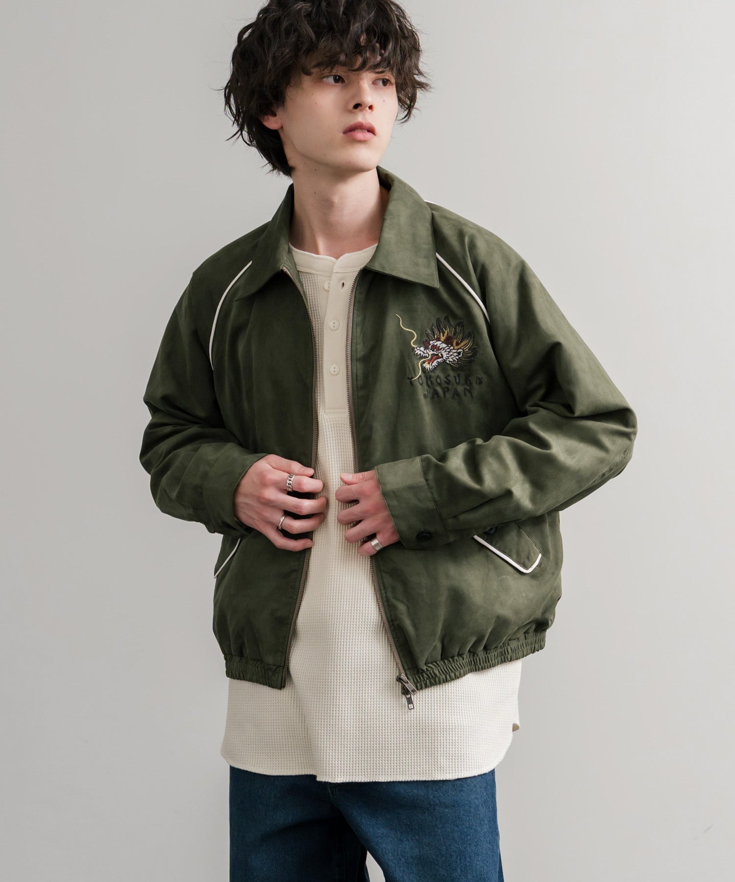 KRIFF MAYER クリフメイヤー オーバーサイズスーベニア刺繍ステン