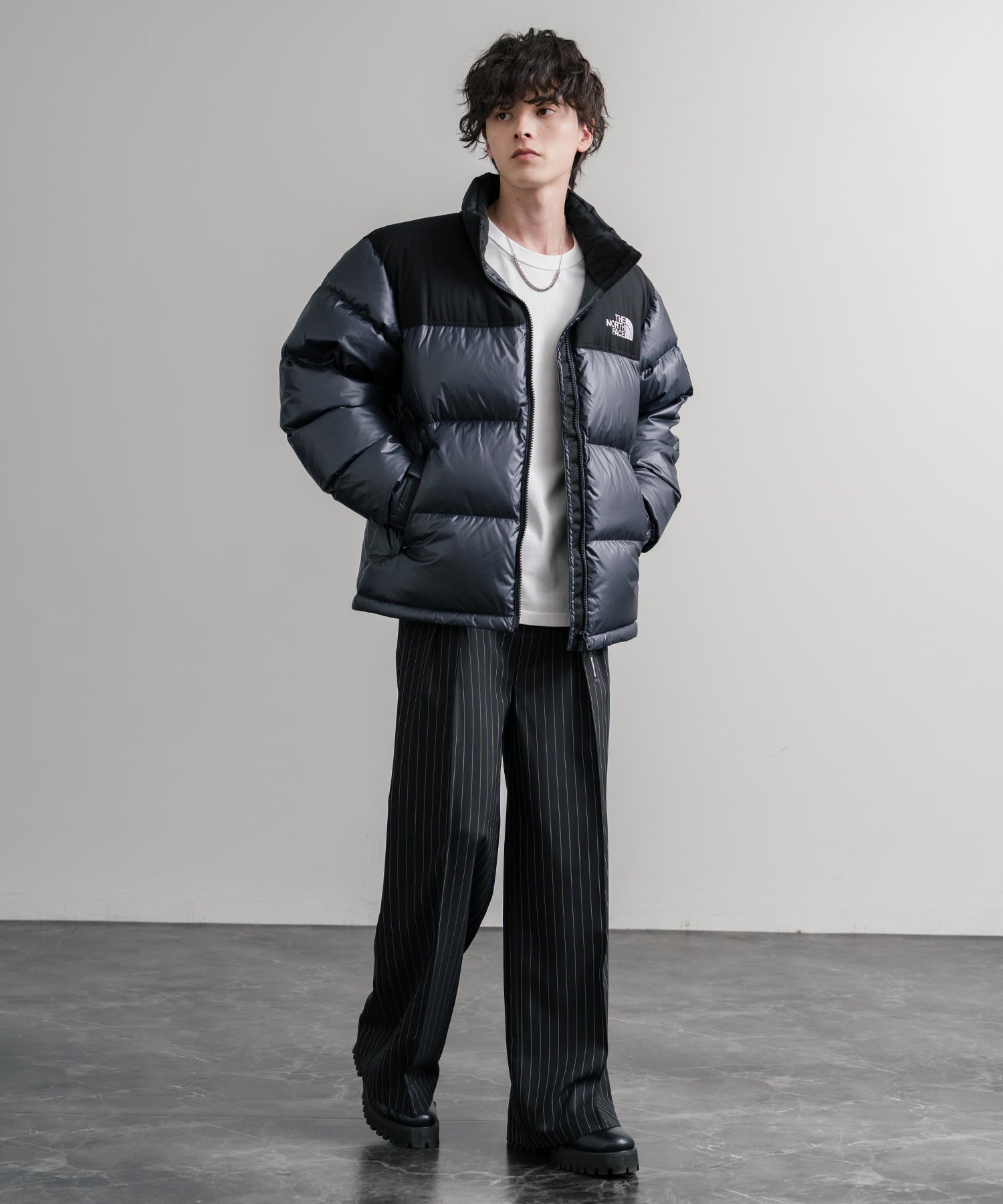 希少✨】ウールリッチ ダウンジャケット ワンポイントロゴ 肉厚◎黒 L