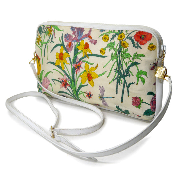 OLD Gucci フローラ柄 薄型2WAYバッグ（白） – Vintage Shop Rococo