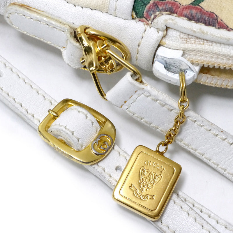 OLD Gucci フローラ柄 薄型2WAYバッグ（白） – Vintage Shop Rococo