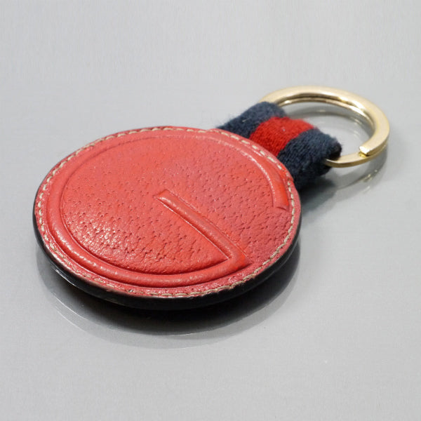 Gucci Gマーク レザーキーリング（赤） – Vintage Shop Rococo