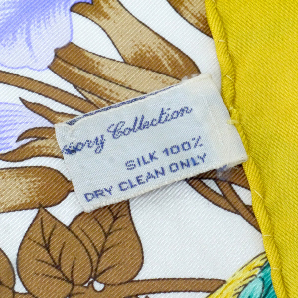 OLD Gucci ボタニカル柄シルクスカーフ(黄色) – Vintage Shop Rococo