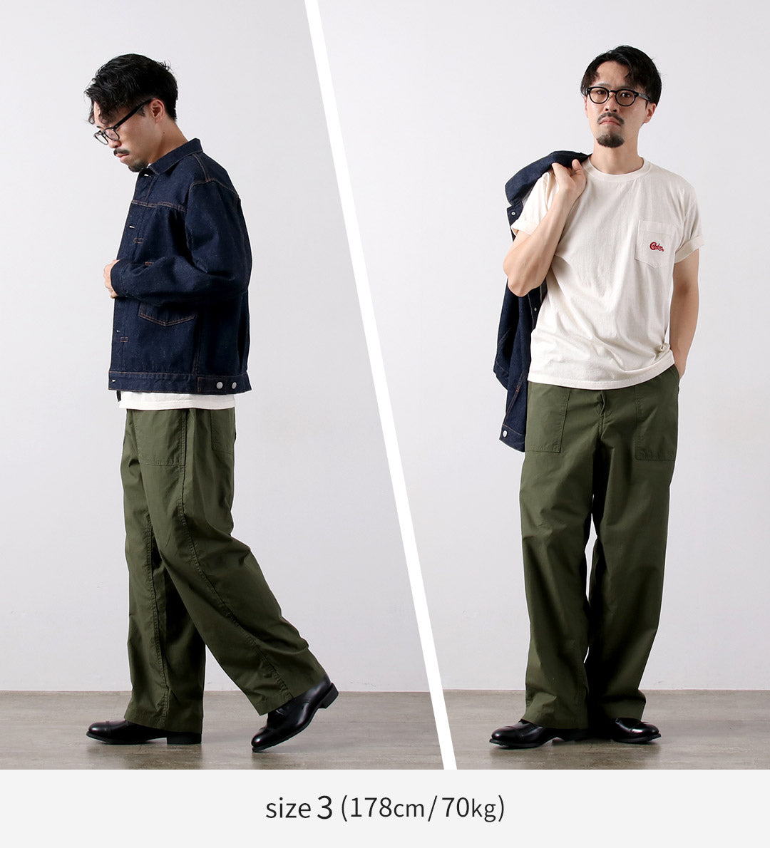 ordinary fits コーデュロイジェームスパンツ カーキー サイズ0