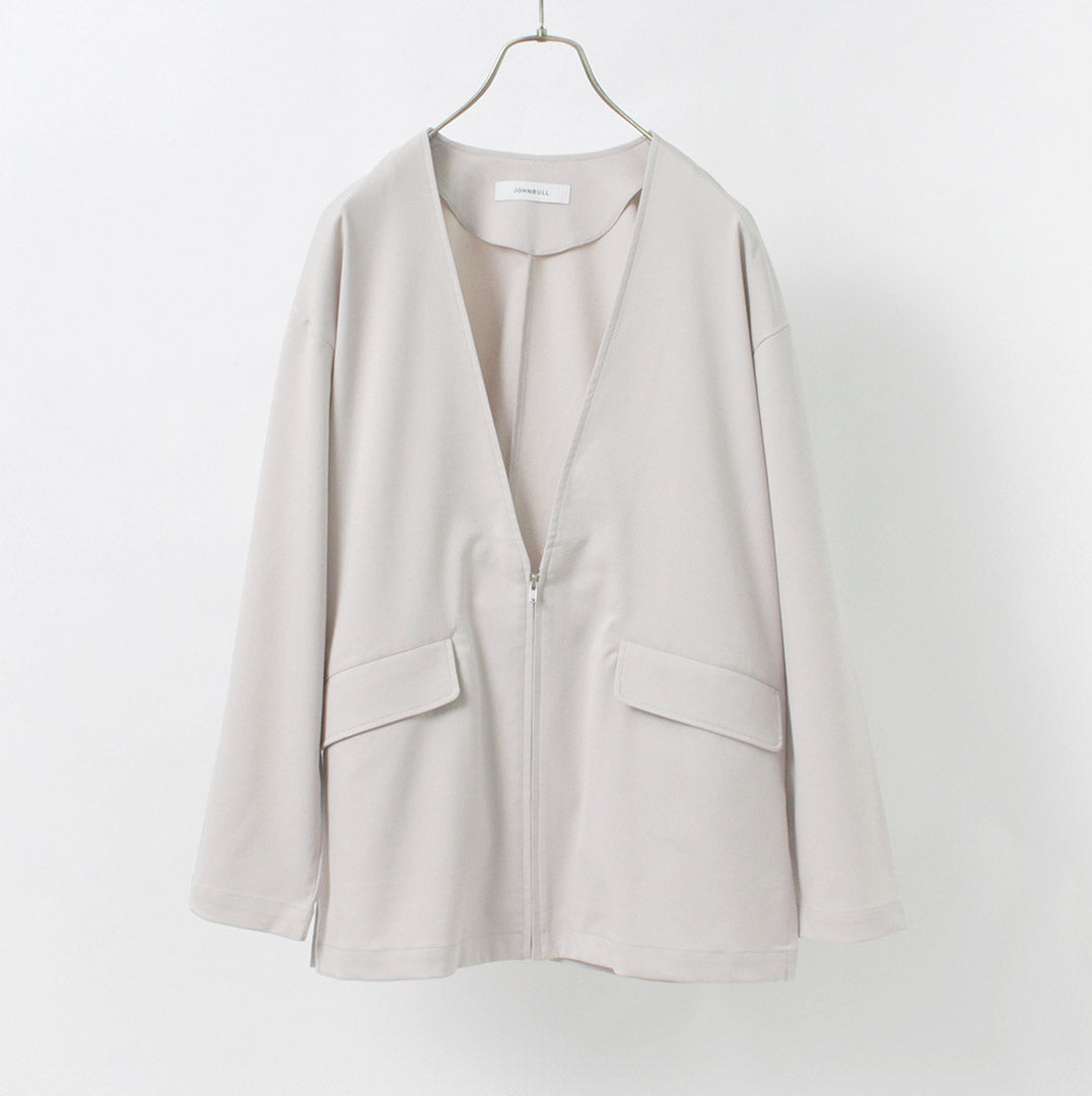 50％OFF】JOHNBULL（ジョンブル） 37.5 ノーカラー ZIP ジャケット