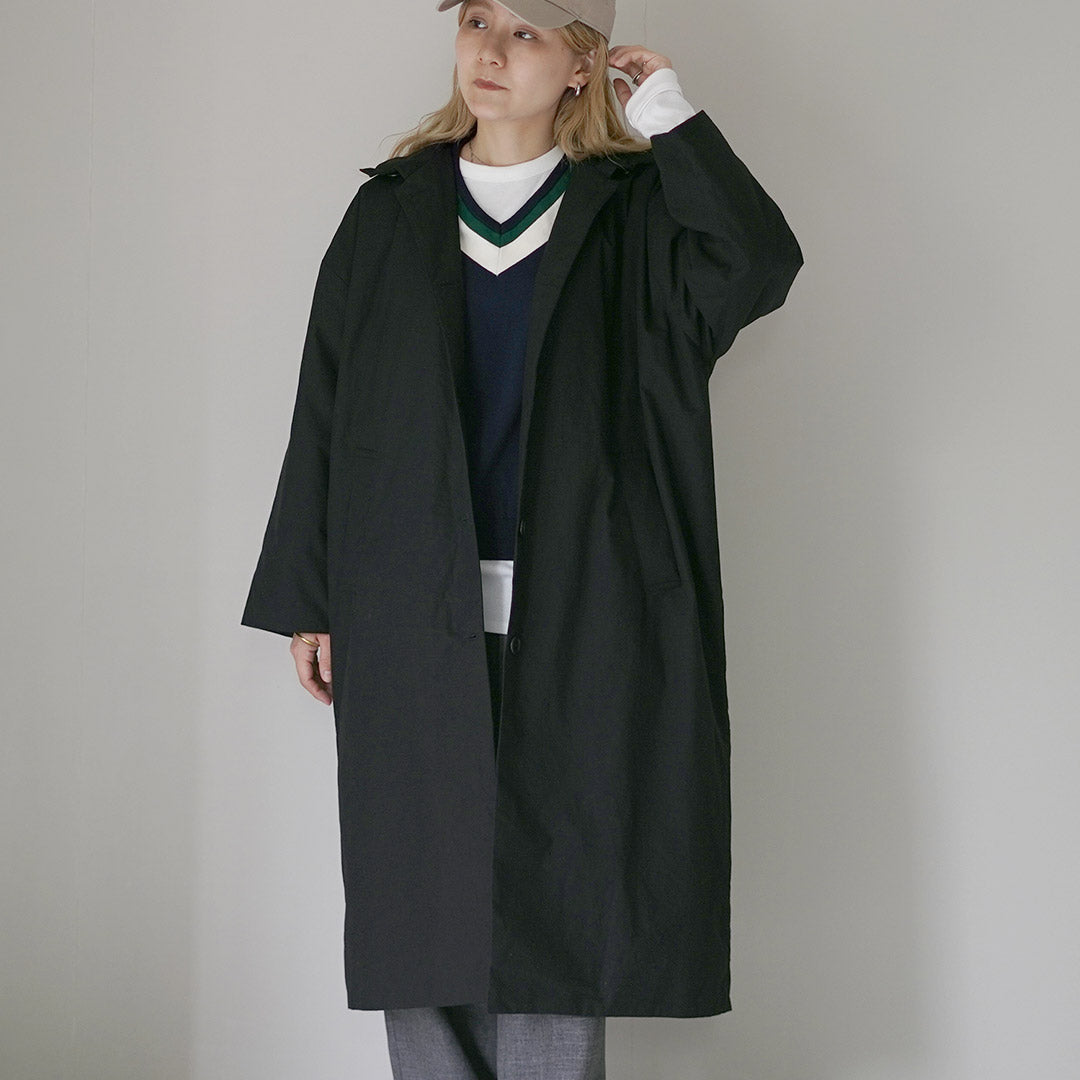 MAO MADE（マオメイド） ヴィンテージツイル ステンカラー ロング