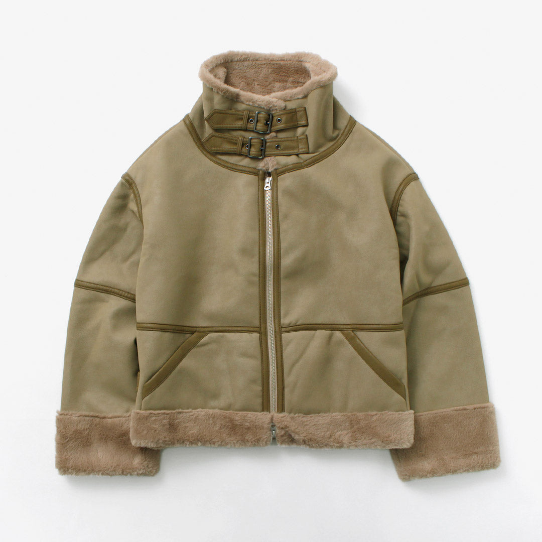 KHA:KI（カーキ） エコムートン B3 ジャケット / レディース