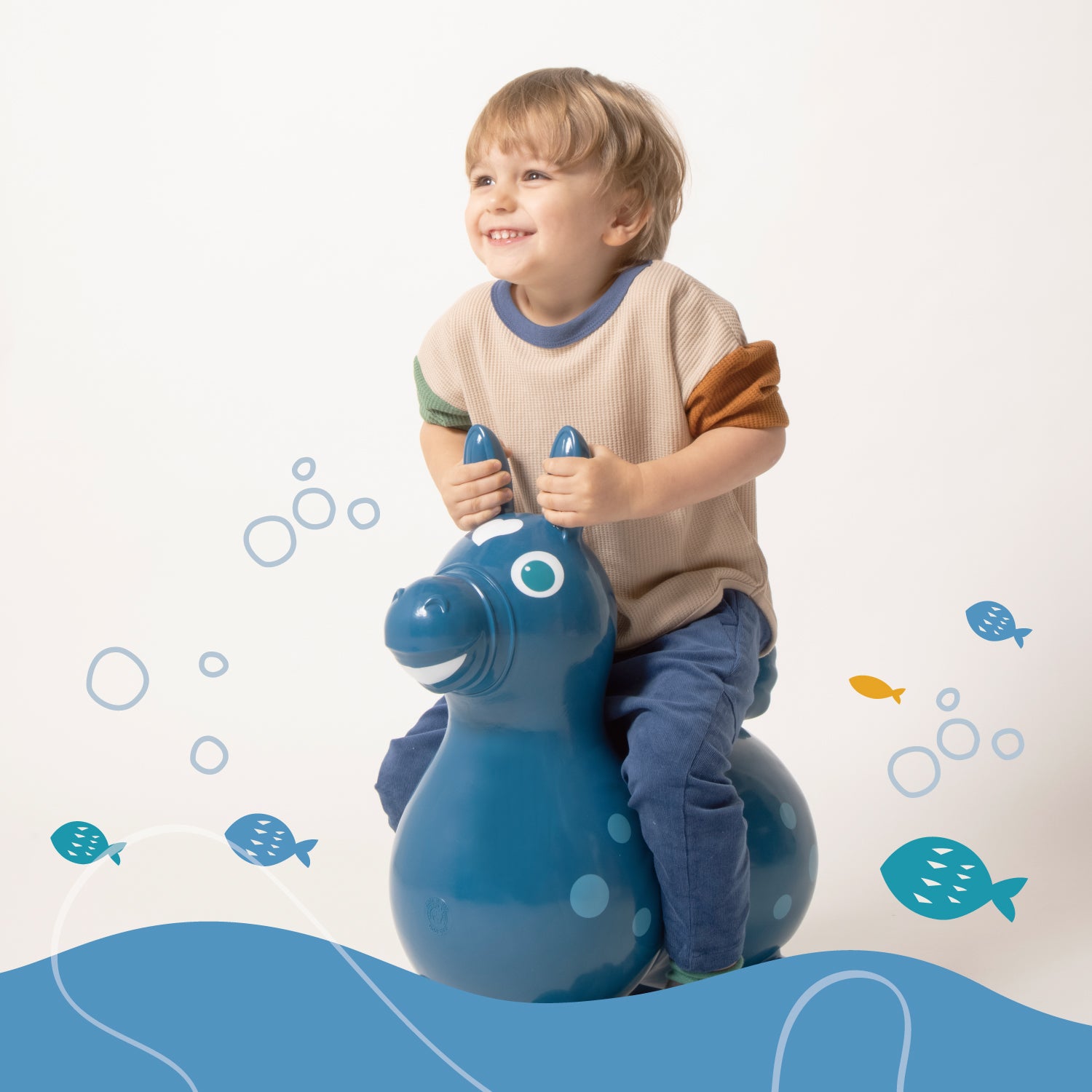 公式限定】【セットでお得】乗用ロディ LaLa(オーシャン) ロッキング