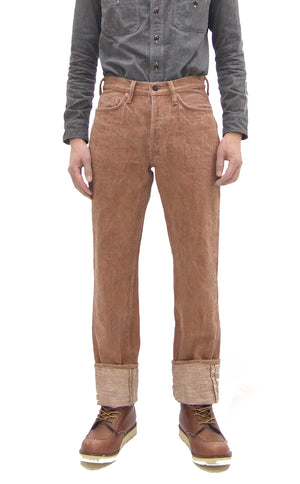 Studio D'artisan Jeans Men's 16oz. Natural Persimmon Tannin-Dyed