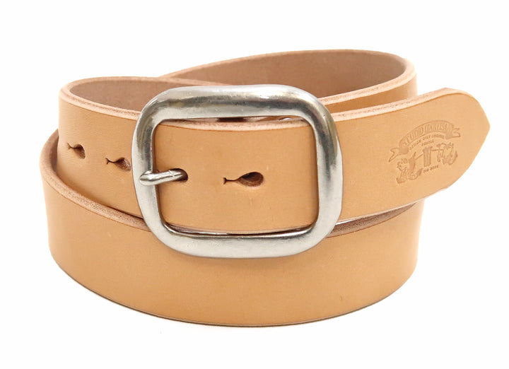 Studio D'artisan Leather Belt Men's Ccasual 38mm Wide/5mm Bend