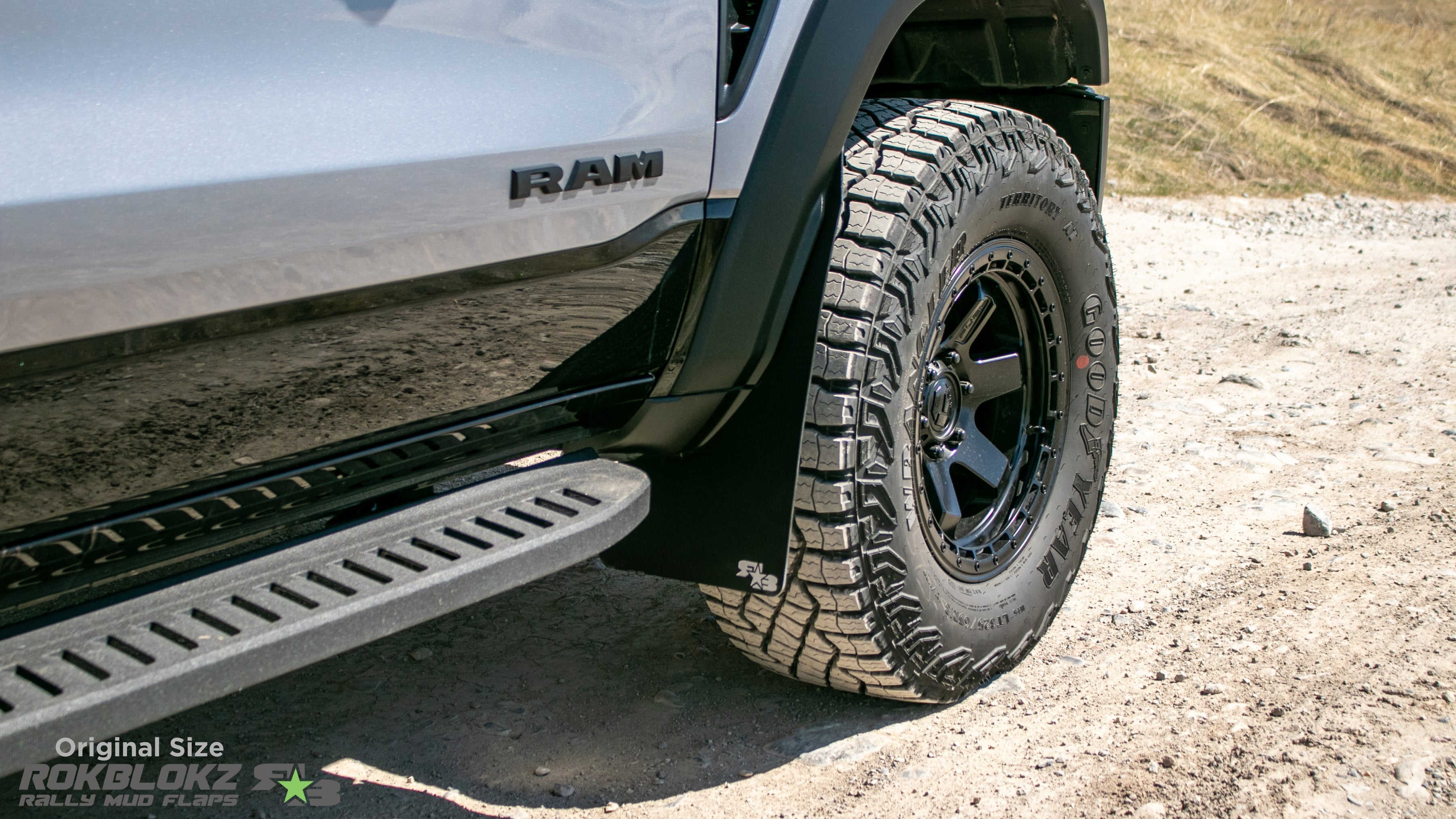 Ram 1500 TRX 2021-2024 / RHO 2025+ Mud Flaps — RokBlokz