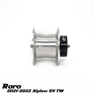 Roro Long Cast Titanium Spool For 22 21 Alphas SV TW Baitcasting