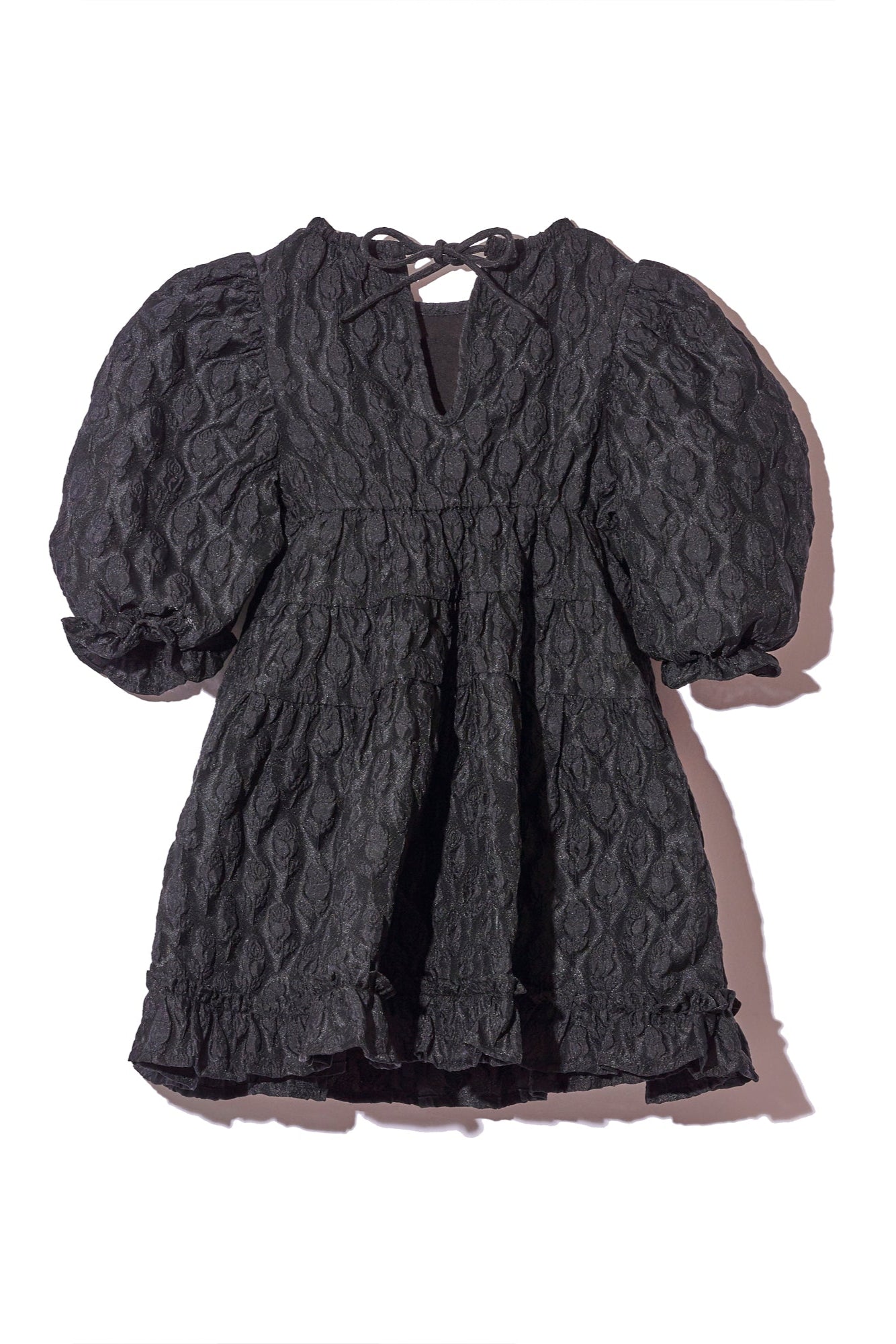 Baby Rosy luce / KIDS】 Rose jacard dress