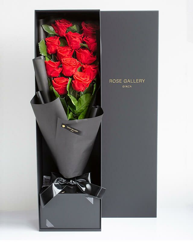 ベストウィッシュ(L12)/ブライトレッド | ローズギャラリー銀座