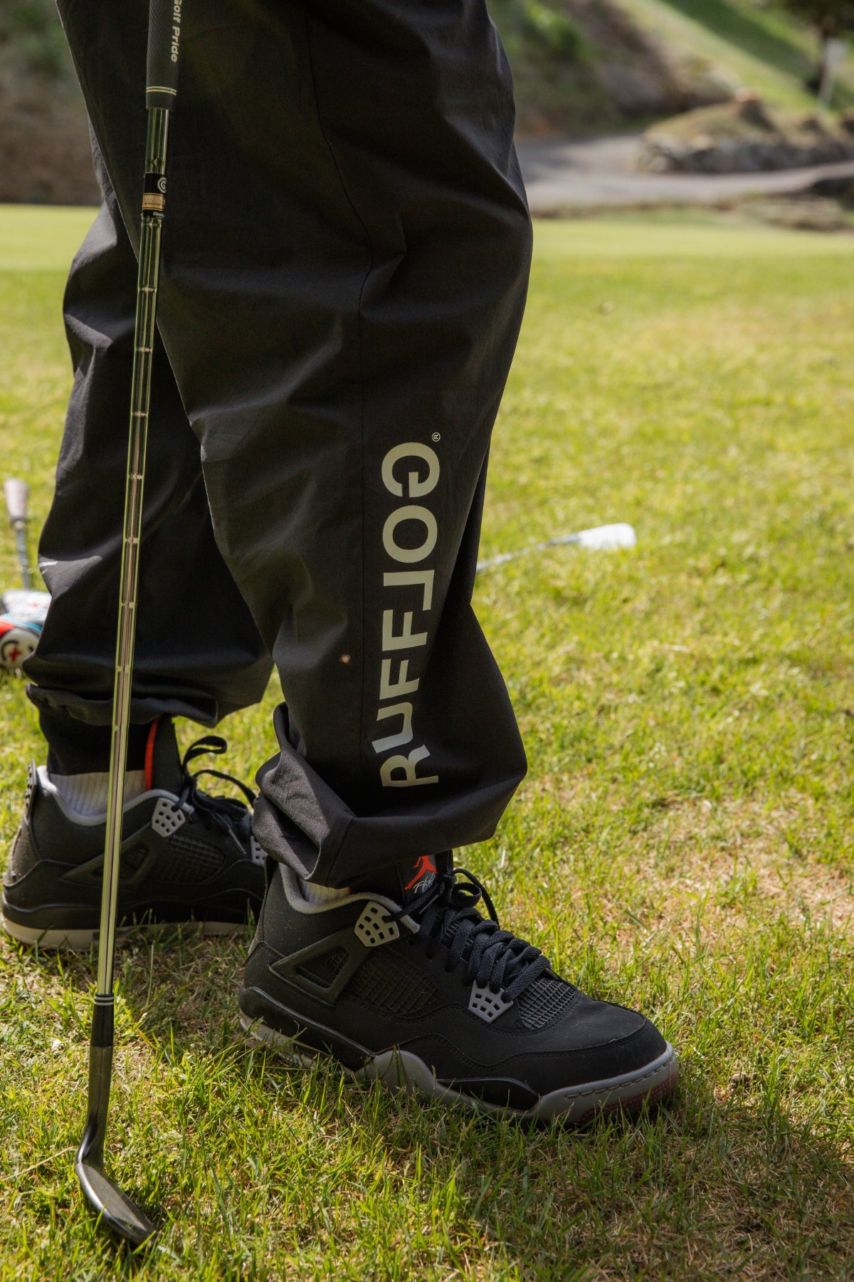 RUFFLOG NYLON STRETCH JOGGER BLACK