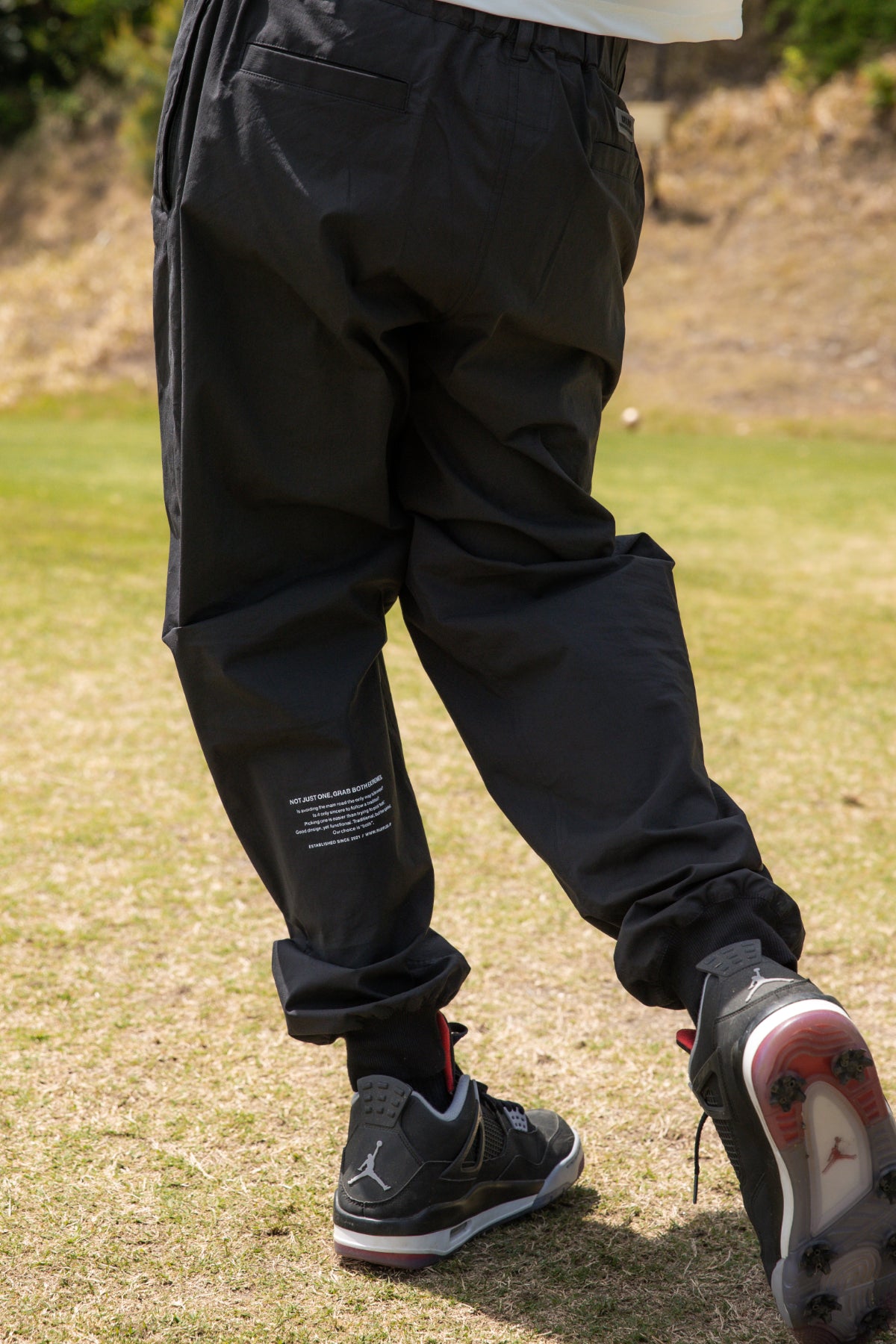 RUFFLOG NYLON STRETCH JOGGER BLACK