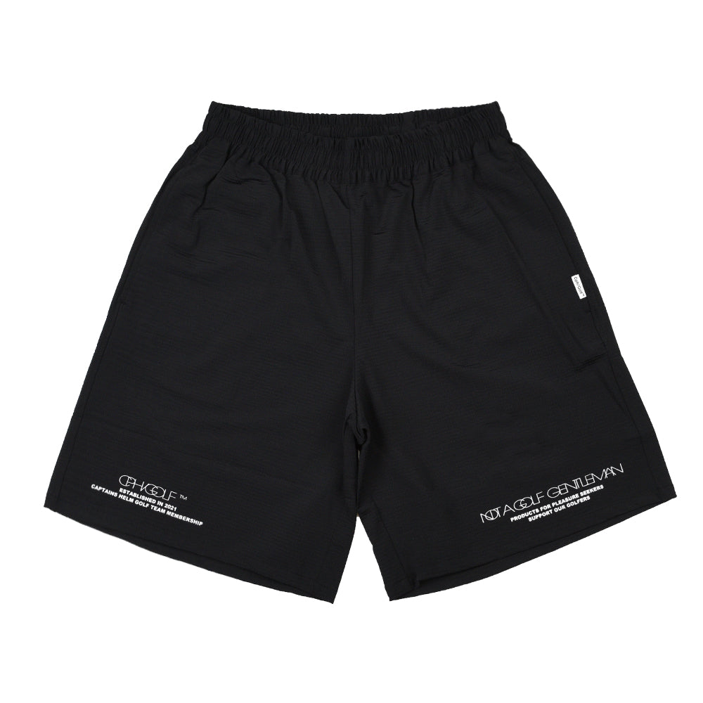 RUFFLOG ゴルフ ナイロンストレッチショーツ Mブラック ラフログ