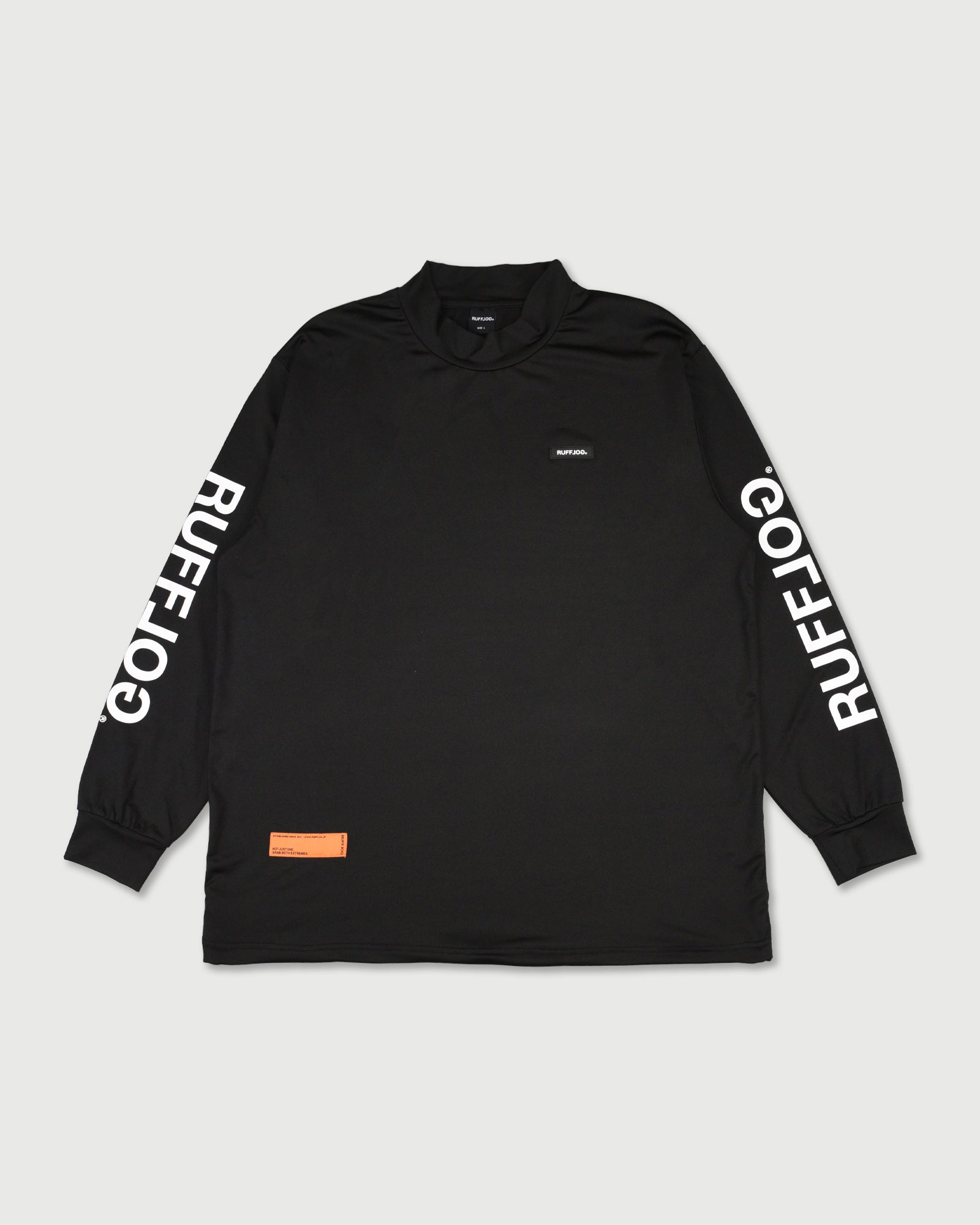 DUAL SLEEVE LOGO L/S MOCK NECK – RUFFLOG