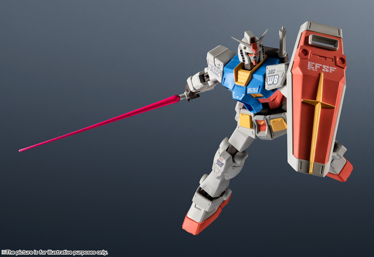 機動戦士ガンダム」RX-78-2がカラーリングを一新して登場