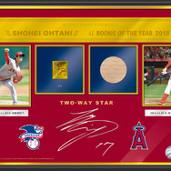 大谷翔平ア・リーグ新人王受賞記念切手型純金プレートセットが発売