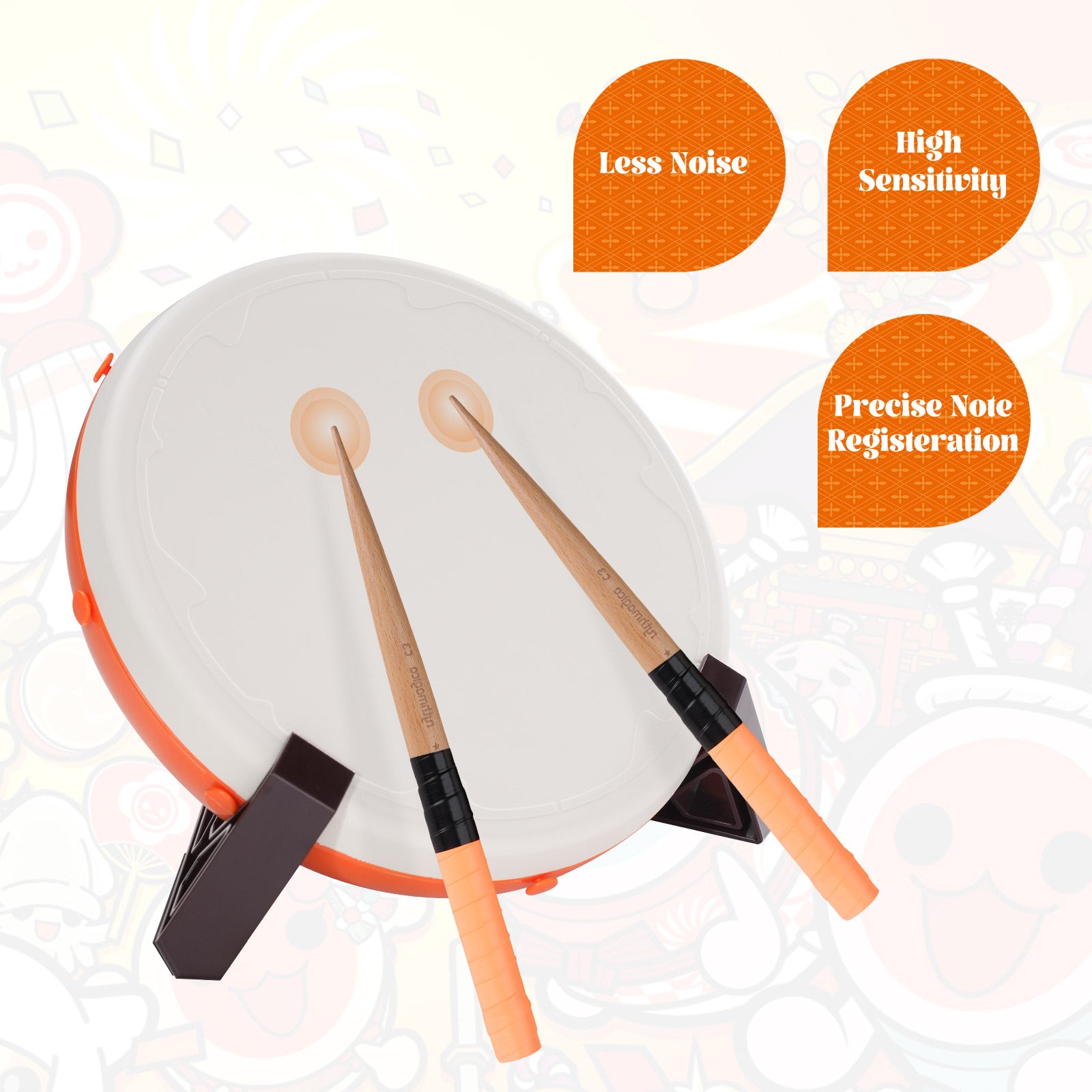 rythmagica TDC10 プロ太鼓ドラムコントローラー 太鼓の達人 【公式通販】