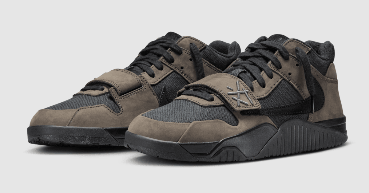 Official Look at the 'Dark Mocha' Travis Scott x Jordan CJ1 T-Rexx