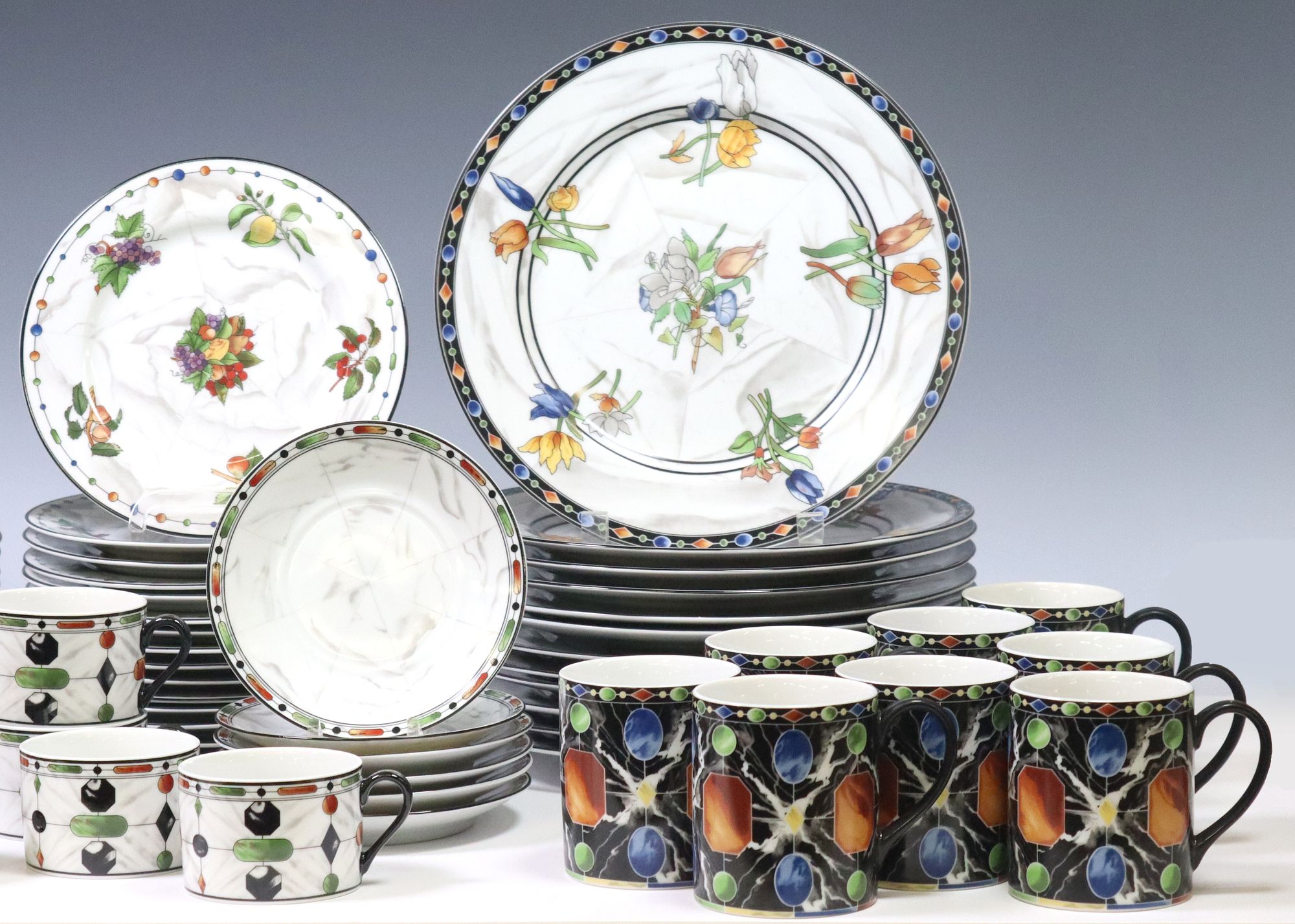 88) EMILIO BERGAMIN (B.1937) FOR TAITU 'FIRENZE' PARTIAL DINNER