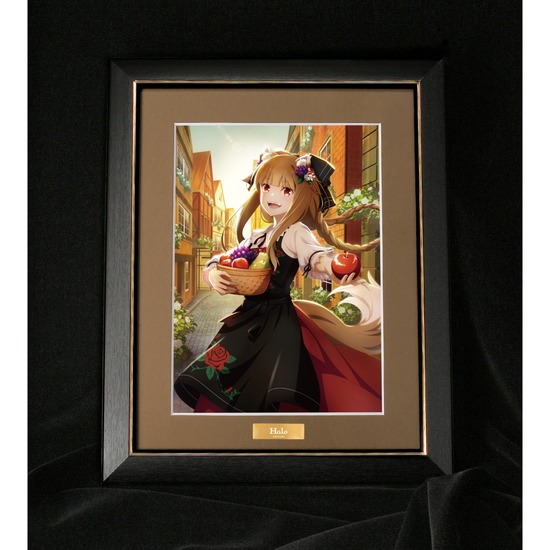 狼と香辛料 ホロ 複製原画 サイン 箔押し 狼と香辛料 ホロ 複製原画