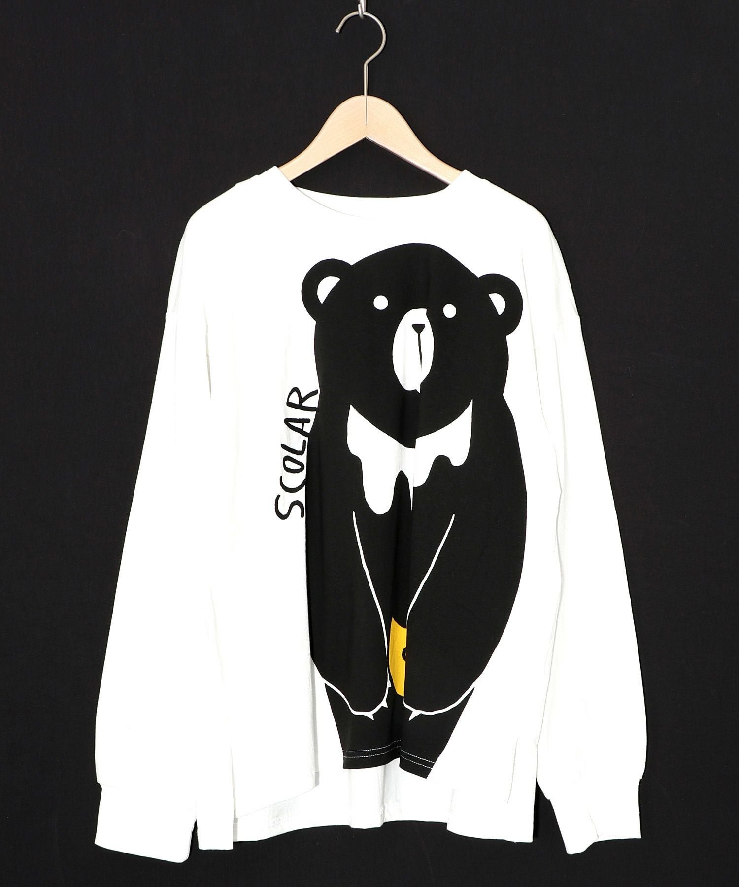 161622：くま吉くんとアヒル柄ロンTの通販-ScoLar