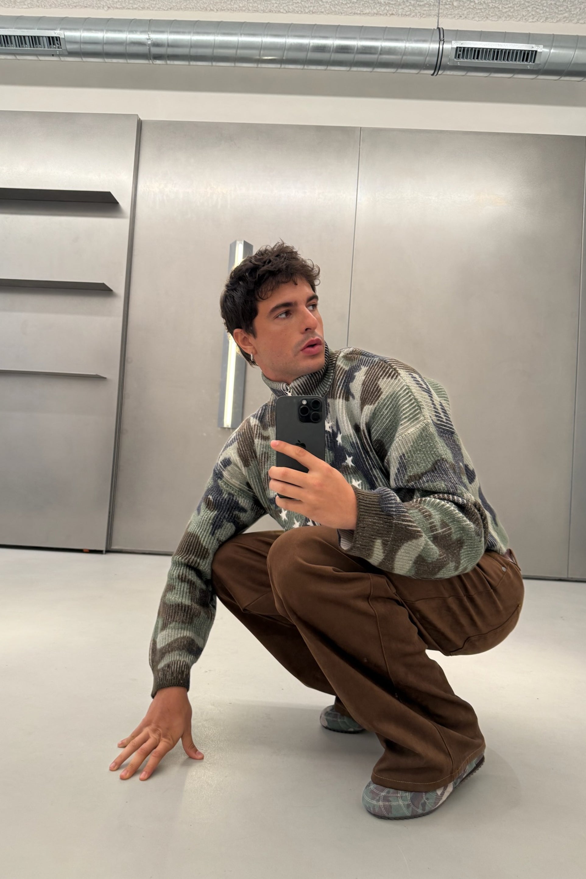 Ea Camo Knit Zipper – Scuffers