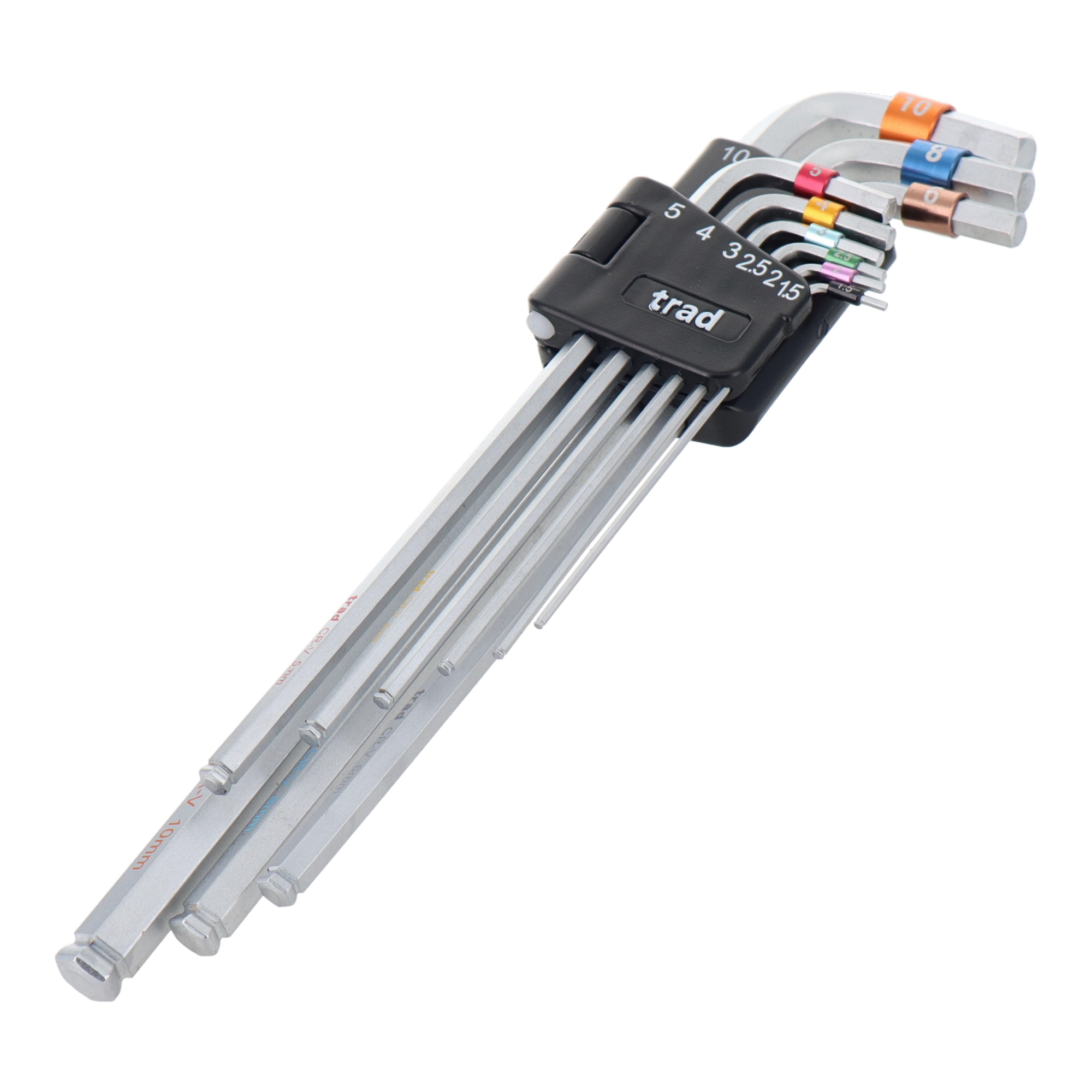 TCL-9 六角レンチ ボールポイントレンチ 9pcs.ロングターボール｜株式