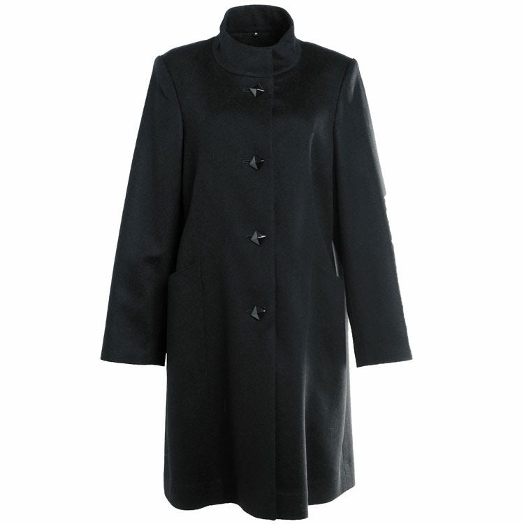 PIACENZA/ピアチェンツァ カシミヤ100％ コート レディース スタンドカラー