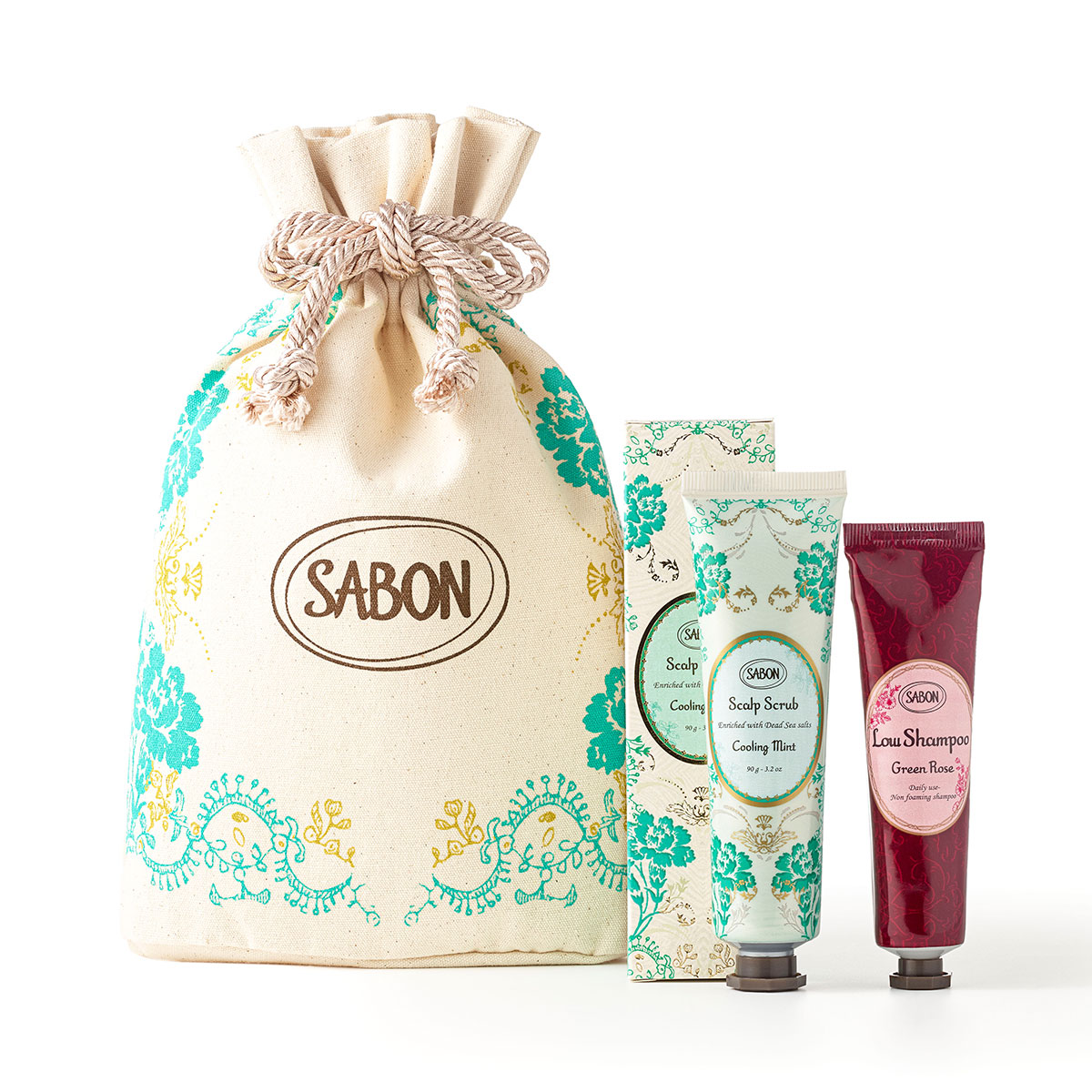 スカルプケア トライアルキット (リフレッシング(ミント))』 | SABON