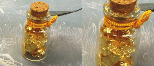 純金箔の小瓶（小）
