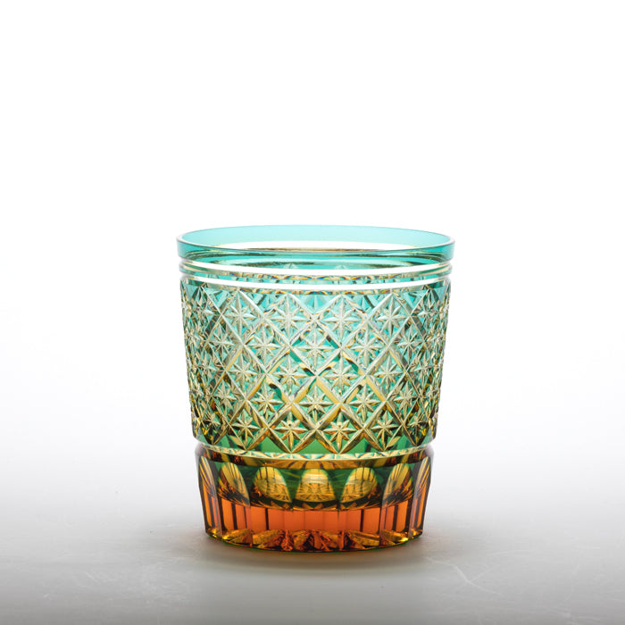 M-266 矢来星重文様 オールド 彩 – 硝子工房 彩鳳