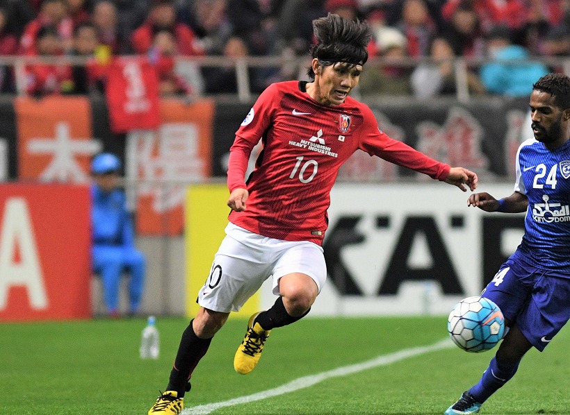 柏木陽介着用 浦和レッズ グレーピステ L 10 柏木陽介着用 浦和レッズ