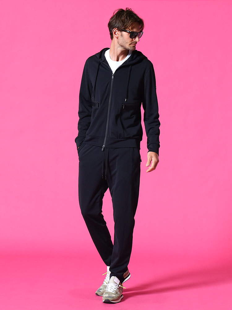 TATRAS (タトラス) フード フルジップ パーカー ロングパンツ