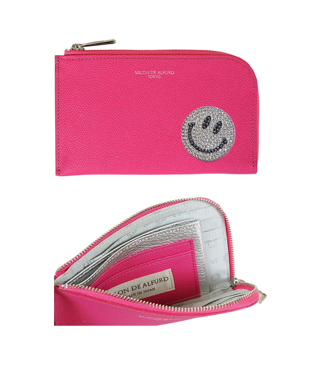 スマイル L字ミニ財布 1923-gr-s