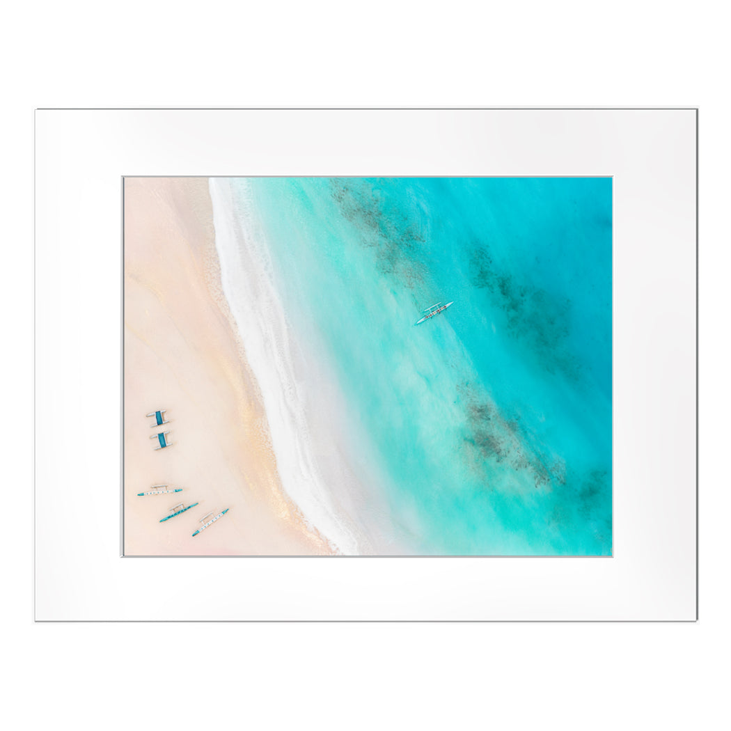 Sarah Caudle / サラカードル】”Lanikai Beach”Matted Prints – Sarah