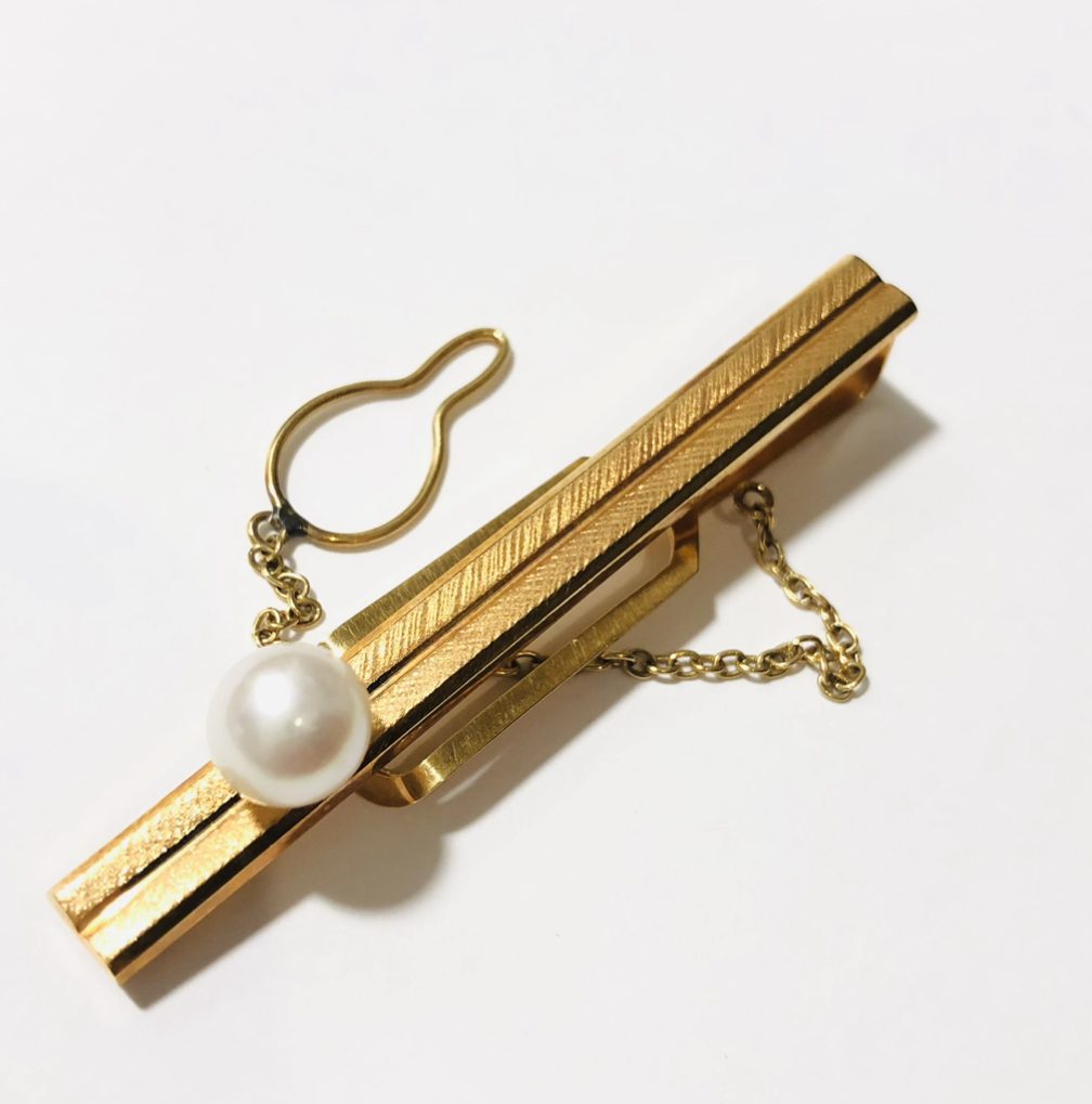 トパーズ カフリンクス&ネクタイピン2種 トパーズ カフリンクス