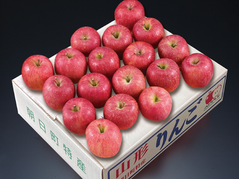 朝日町産秀品サンふじりんご約5kg20玉｜山形のさくらんぼ通販なら