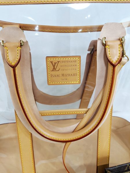 売切】ルイヴィトン モノグラム100周年記念限定クリアハンドバッグ！未