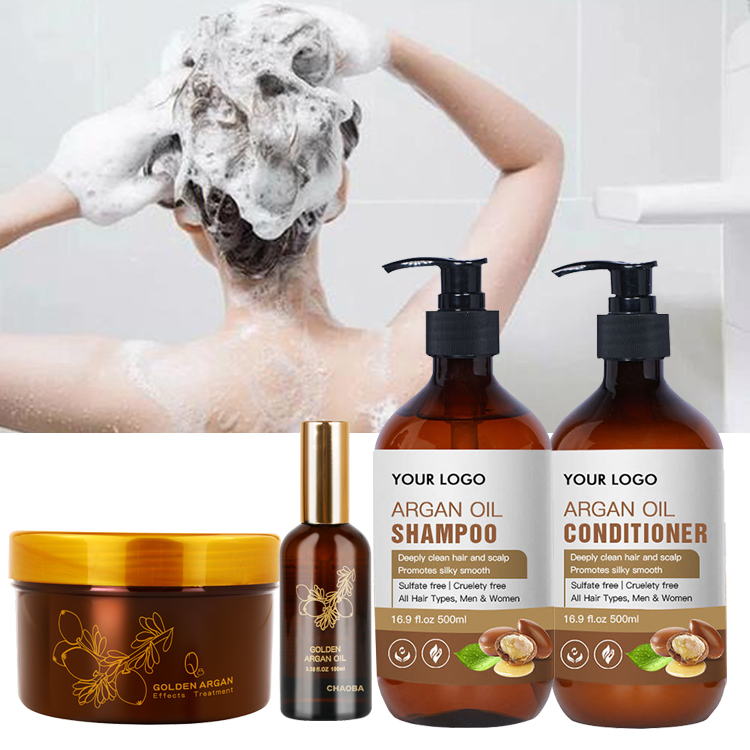 プライベートラベルオーガニック4Cカールヘアシャンプーセット