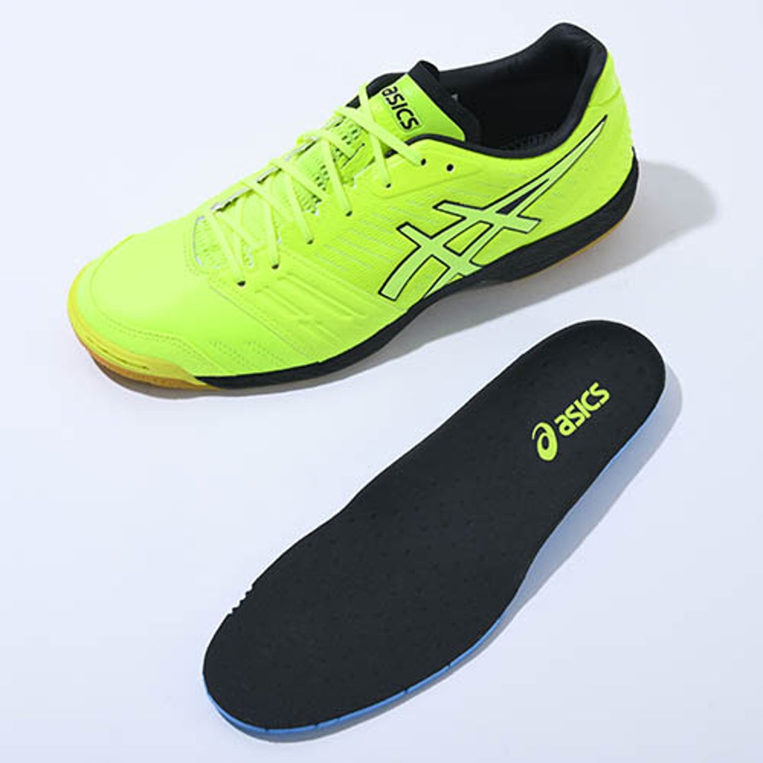デスタッキ インドア 26cm 蛍光イエロー アシックス（ASICS）（メンズ