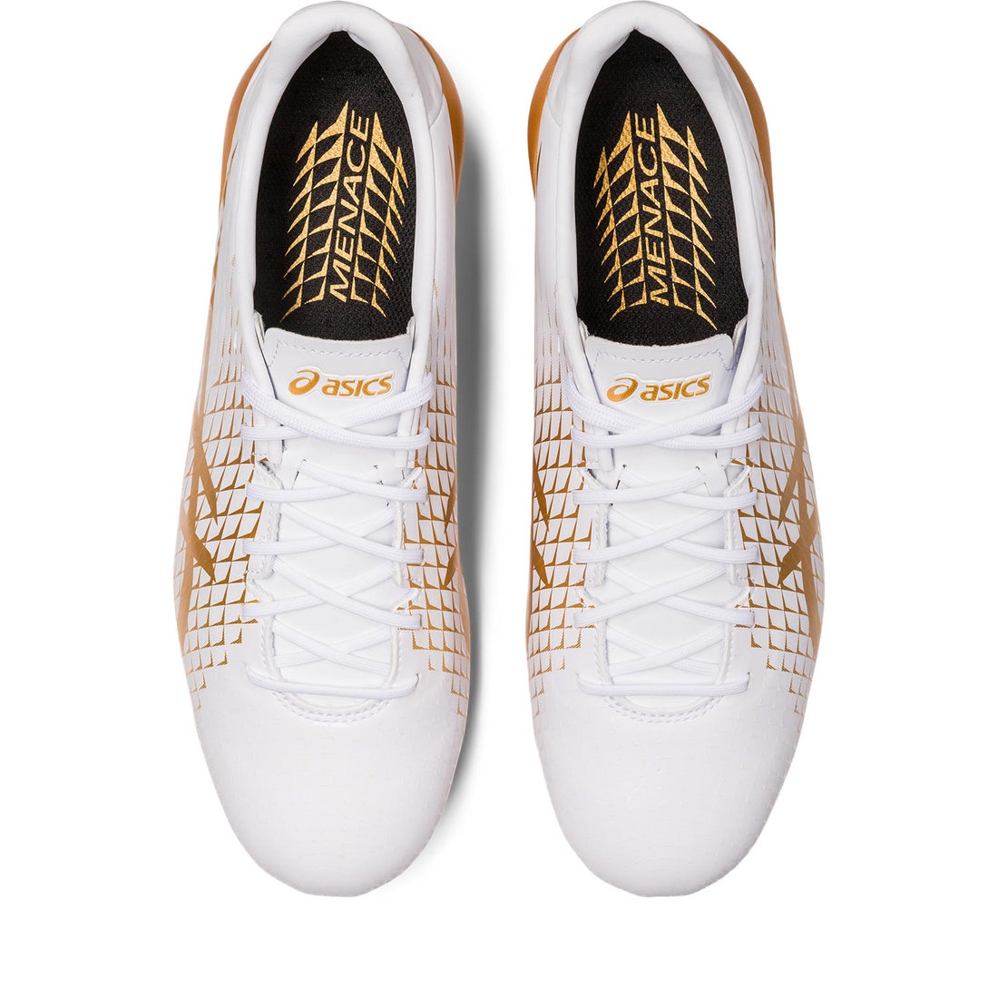 ASICS アシックス MENACE 4(ホワイト×ゴールド) 1111A195 104 サッカー