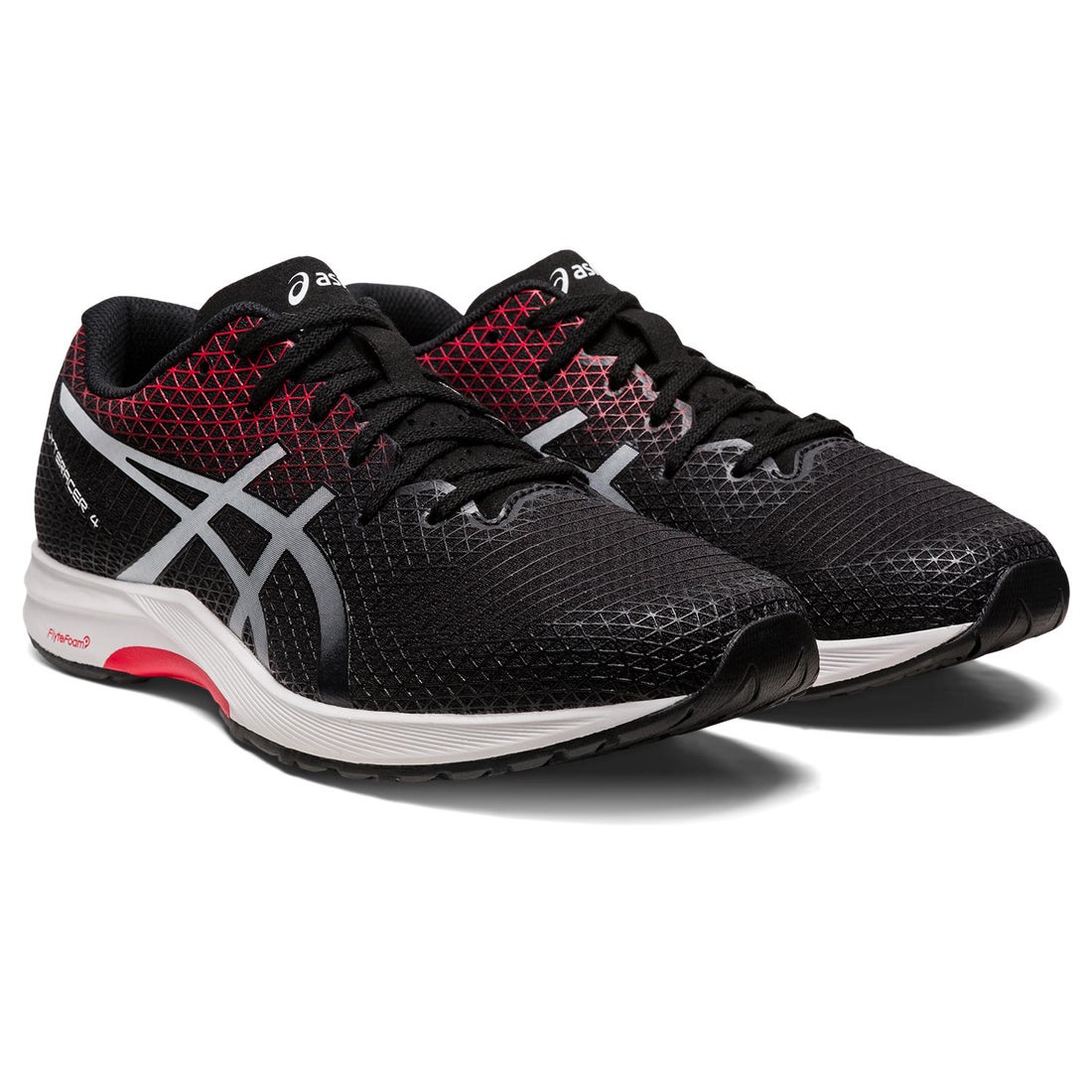 ASICS アシックス LYTERACER 4(ブラック×レッド) 1011B349 002