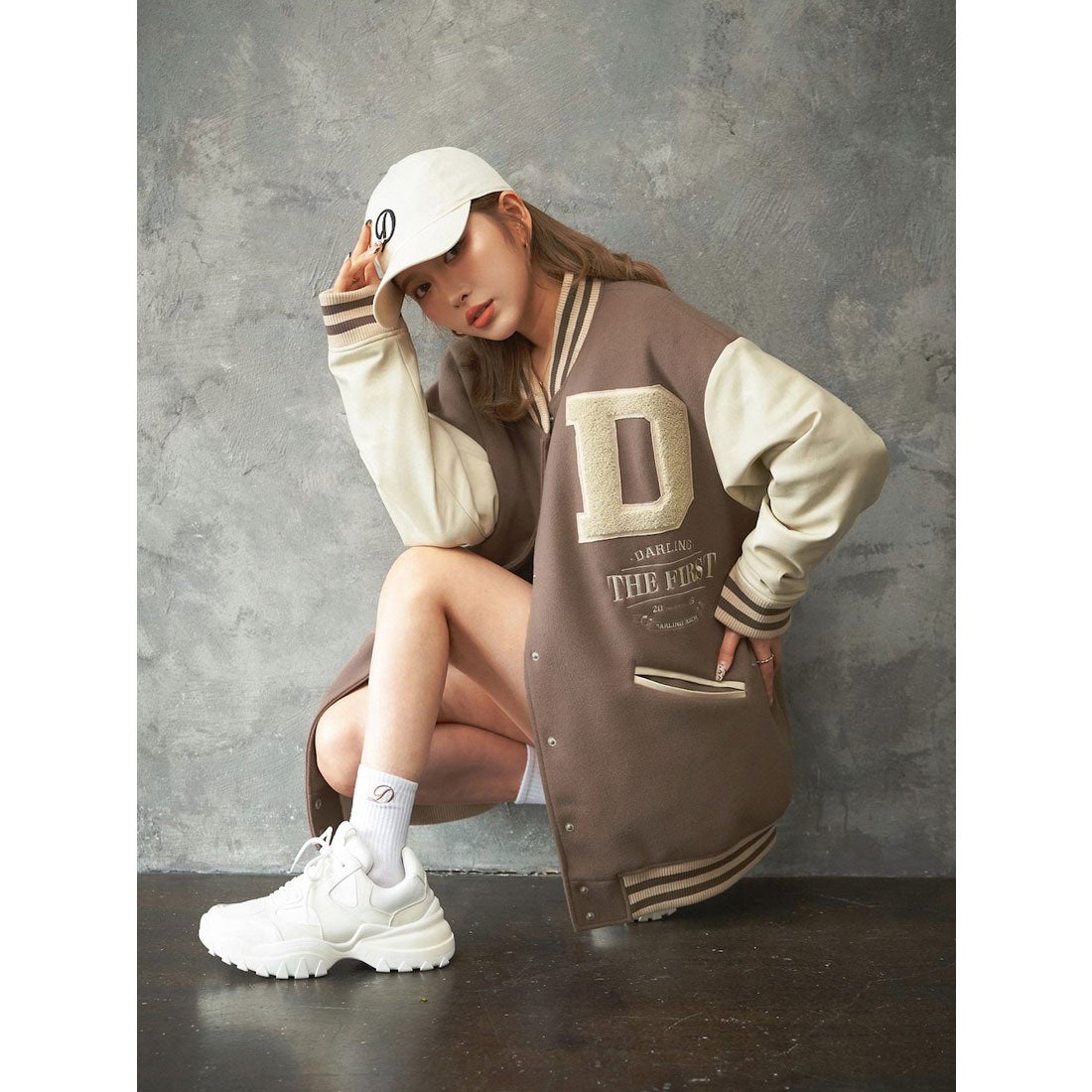 新品タグ付】定価2.6万 Darich Dスタジャン モカ ダーリッチ Darich