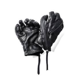 ディーハイゲン D.HYGEN Hose Leather Twist W Zip Gloves （Black