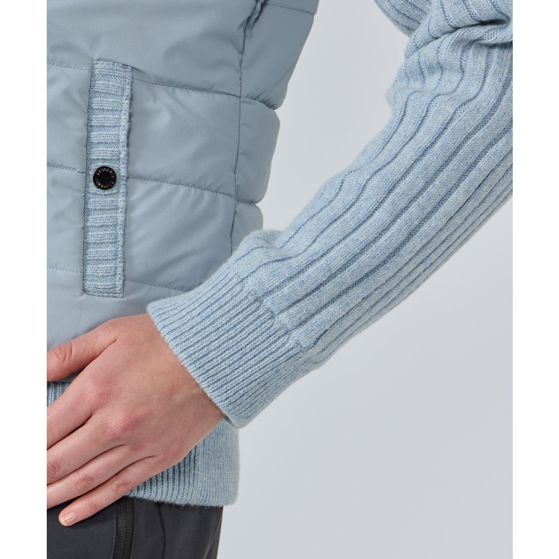 デサントゴルフ DESCENTE ゴルフ 防風ニットハイブリッドフルジップ中