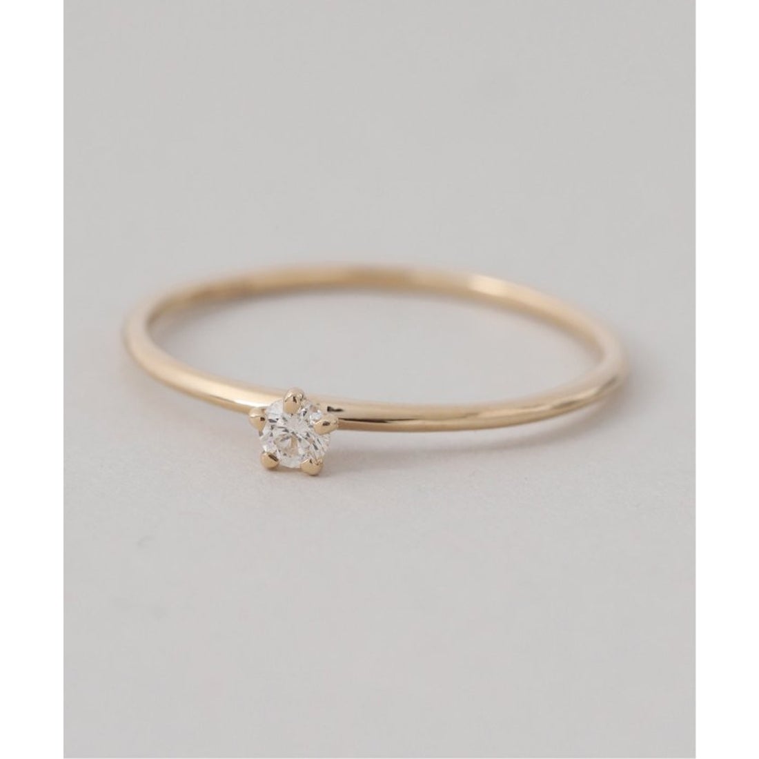 リラ Lilas プチスターダイヤリング K10 （ゴールド） - ファッション